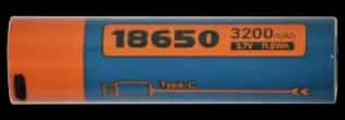Bateria Oceama 18650 USB-C para Blenny 2 / Whale — LIA2-F