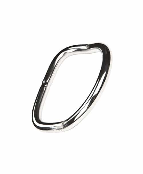 Argola em D curva XDEEP (6 mm, aço inox)