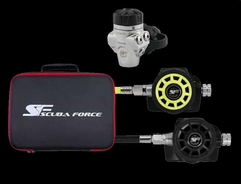 Conjunto de Regulador Scuba Force Black Devil REC I