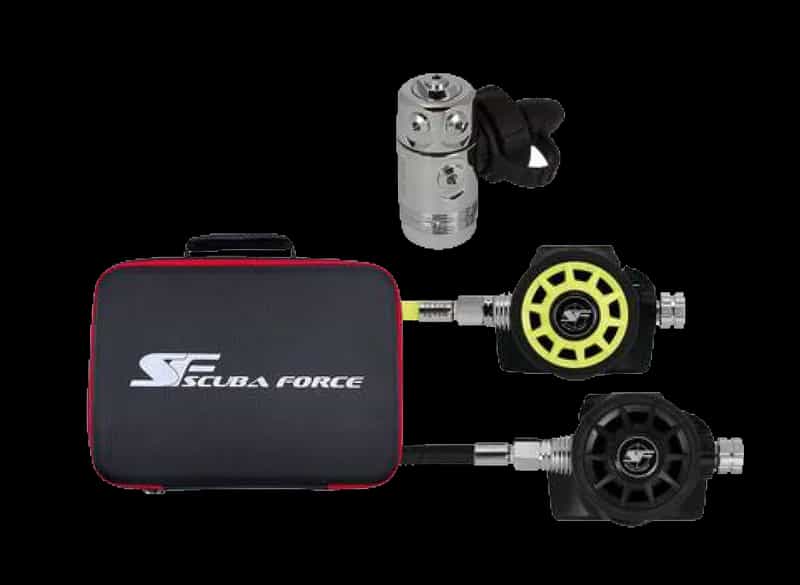 Conjunto de Regulador Scuba Force Black Devil REC II