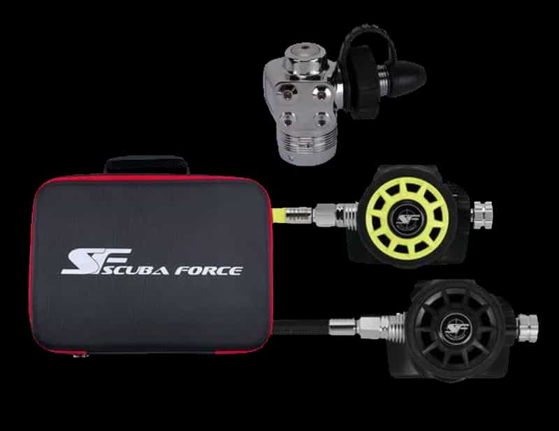 Conjunto de Regulador Scuba Force Black Devil REC III